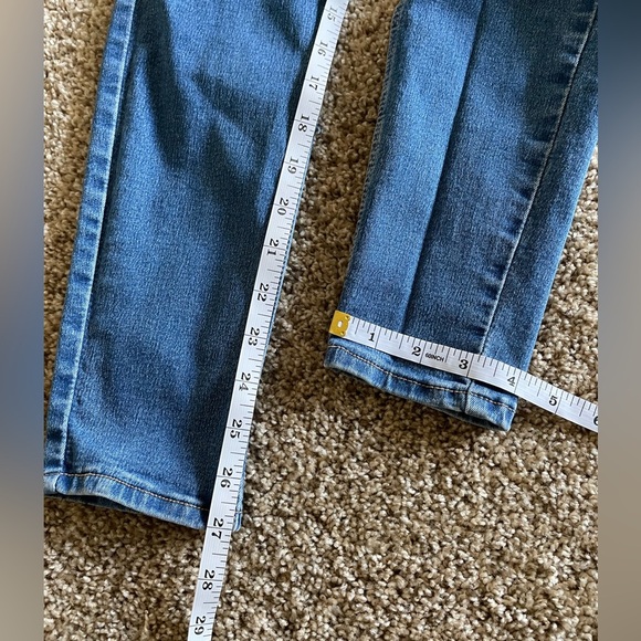 Zara High Rise Jeggings Women’s 6 Blue Medium Wash Super Elastic Pants Skinny - Picture 11 of 12